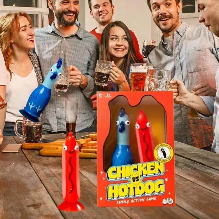 Jeu de société interactif et éducatif Fast Strategy Chicken Vs Hotdog
