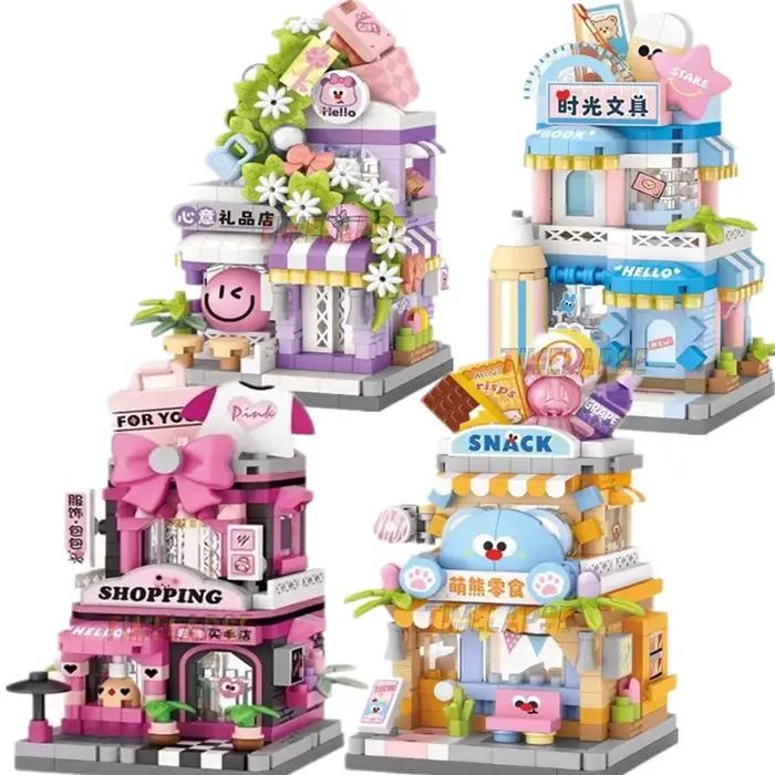 NOUVEAU Kit de Blocs de Construction pour Filles : Modèle de Jouet Maison de Nourriture