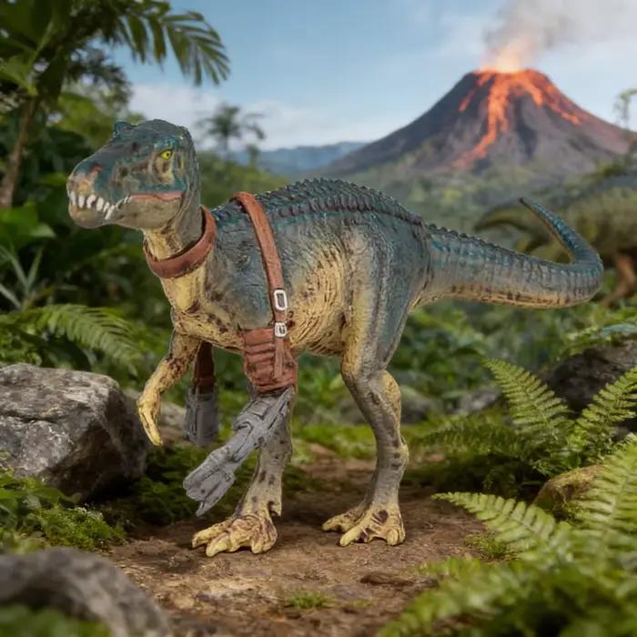 Figurines de dinosaures miniatures du monde jurassique