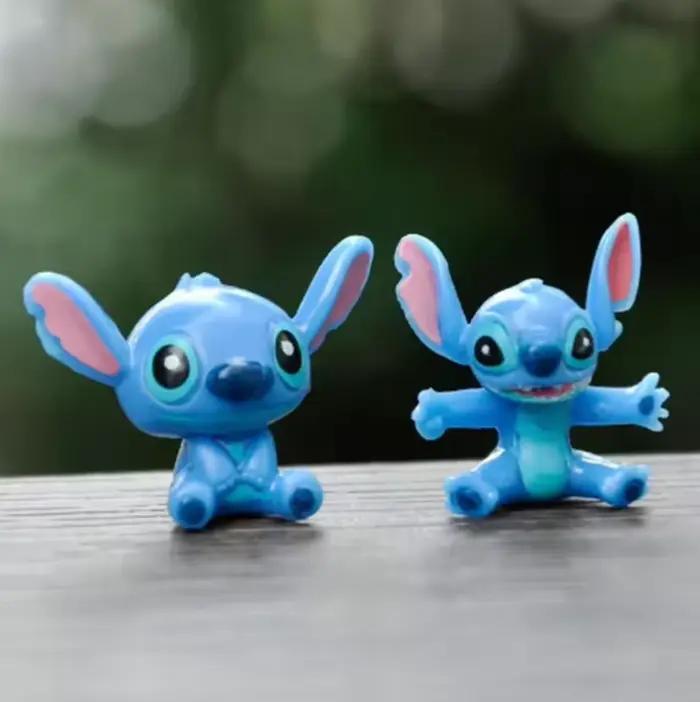 12 pièces Mini point Anime Figurine poupées 3CM dessin animé Lilo et Stitch figurines d'action à collectionner pour enfants et adultes occassions spéciales