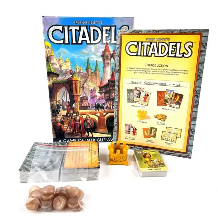 Jeu de société Citadels Deluxe Edition – Jeu de cartes de stratégie classique de qualité supérieure