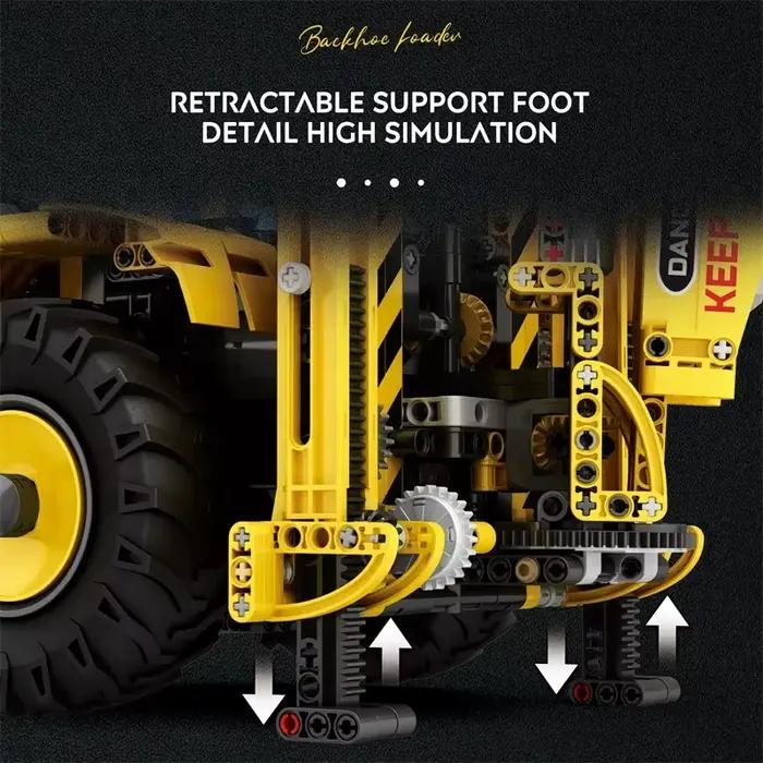 Blocs de construction de chargeuse-pelleteuse