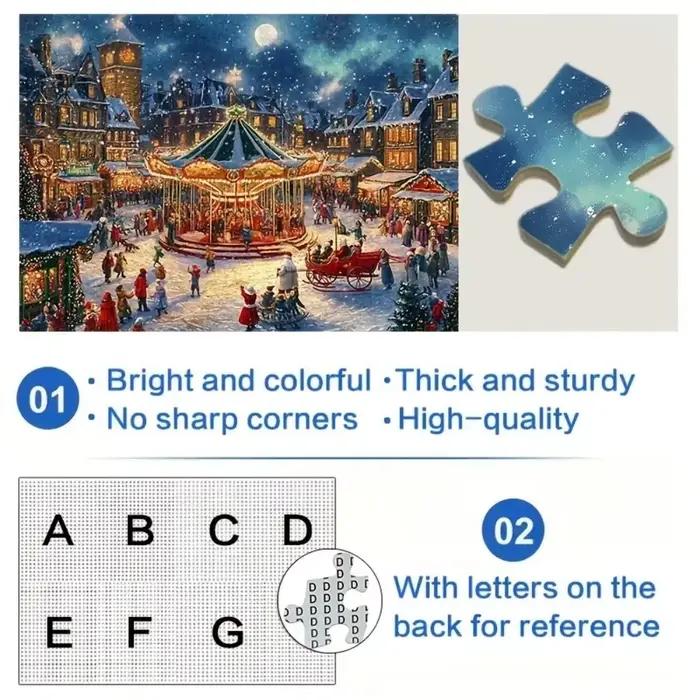 Puzzle pour adultes, 500/1000/1200/2000 pièces