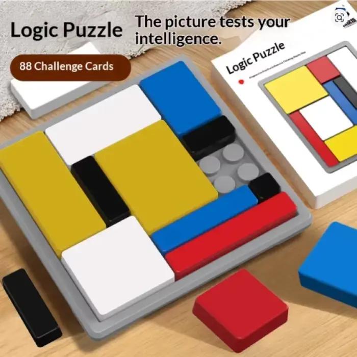 Puzzle logique, formation à la pensée logique, jeux de blocs de construction, blocs de puzzle, développement interactif de l'intelligence, jouets