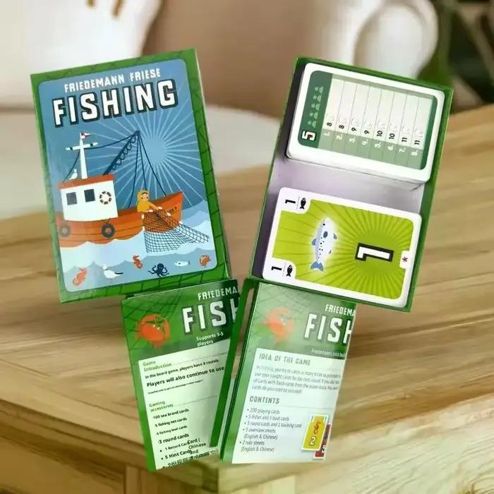 "Jeu de société de pêche unique pour les amis – Jeu de cartes de divertissement idéal pour 3-5 joueurs"