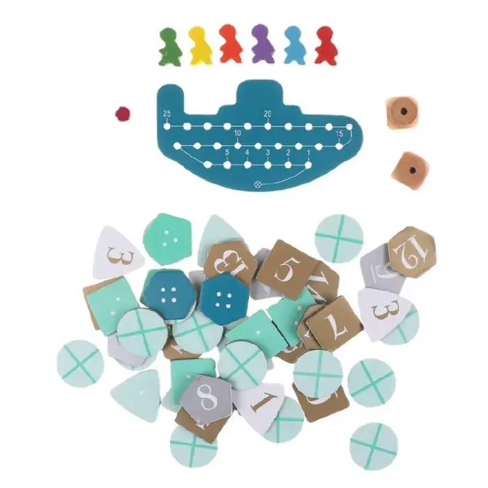 Jeu de société d'aventure en haute mer, jeu de fête en famille, multijoueur, jeu de cartes amusant, jouet d'interaction pour ami, chasse au trésor