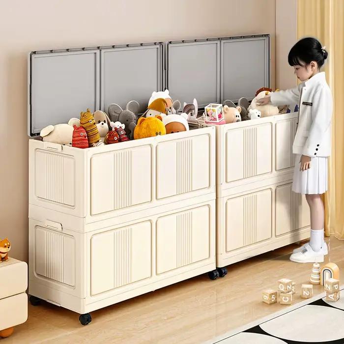 Poubelle à jouets pliable