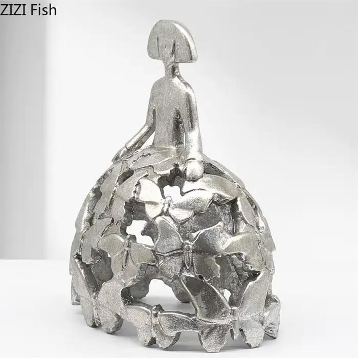 Statue de princesse en résine pour fille