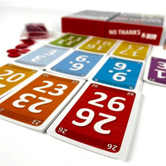 Pas de remerciement Jeu de société Un jeu de cartes amusant et engageant pour tous âges Parfait pour les réunions de famille favorise le rire et la famille