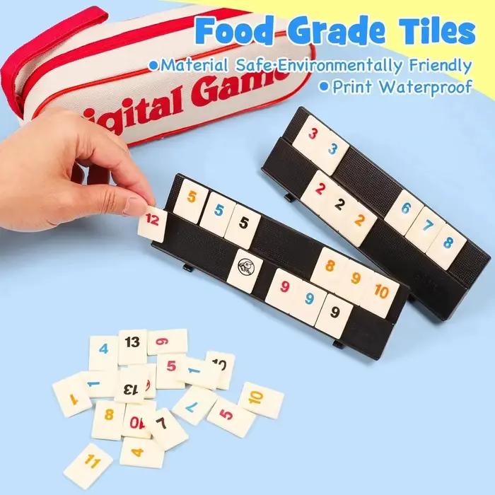Jeu de Rummy Cube avec étui portable