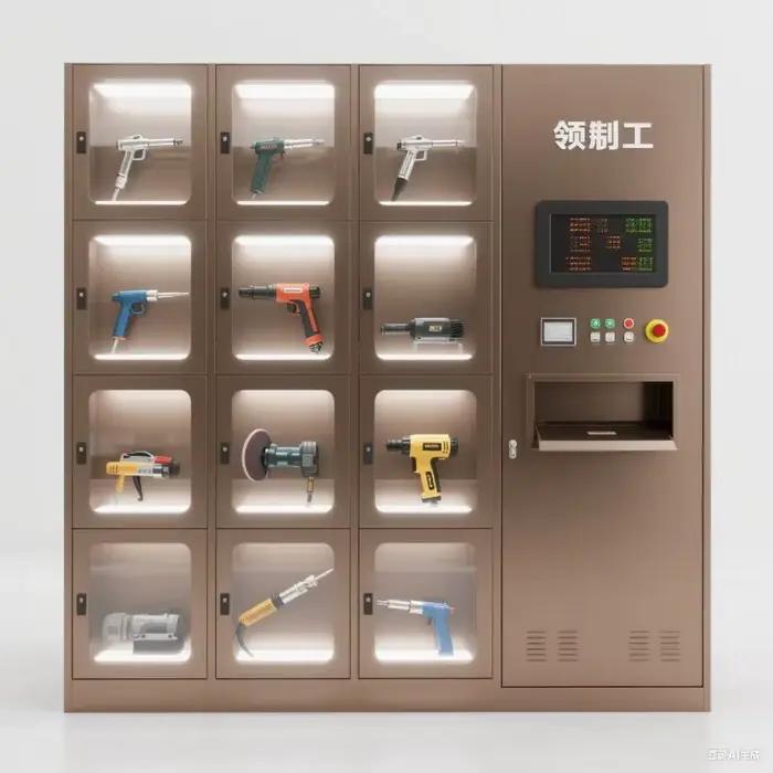 Casier de stockage d'outils automatisé haute capacité, distributeur automatique en libre-service pour la construction et la fabrication