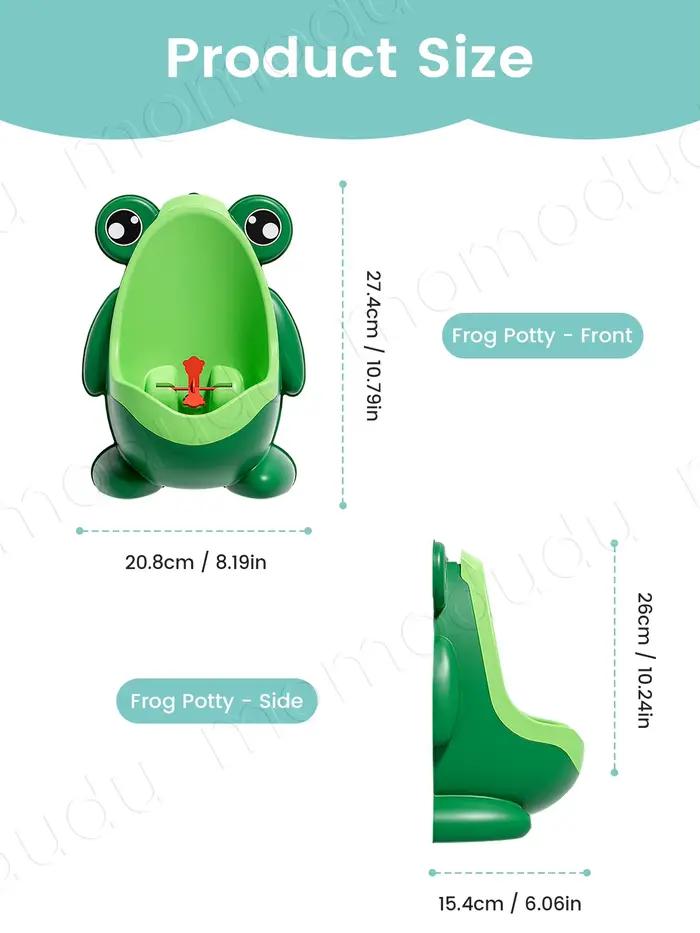 Urinoir d'entraînement de pot de grenouille mignon pour garçon avec cible de visée amusante