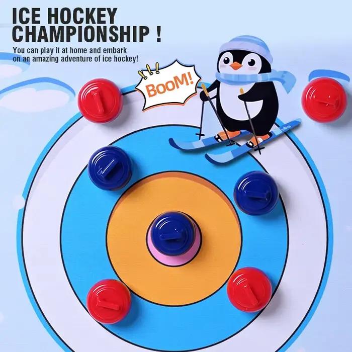 Jeu de curling de table 5 en 1