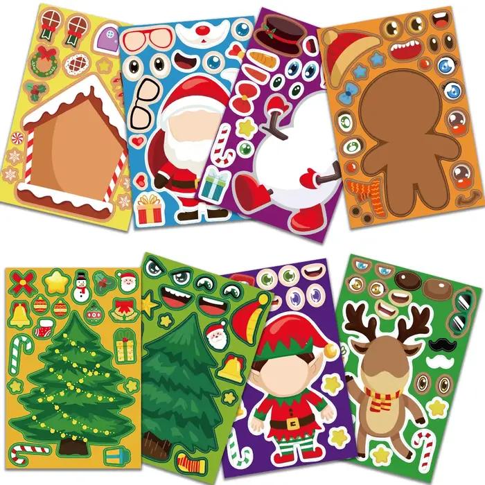 Autocollants de puzzle de Noël pour enfants