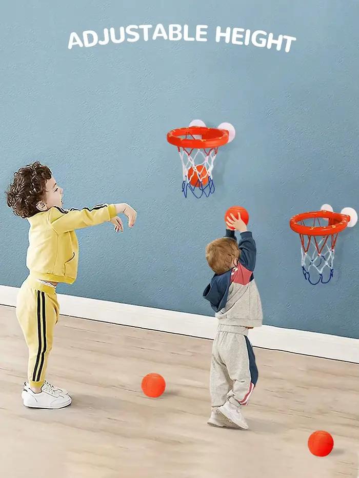 Jouet de basket-ball pour bain pour tout-petits avec 3 balles souples