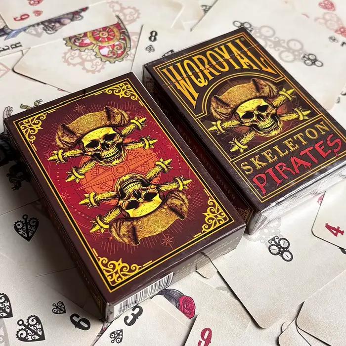 Cartes de jeu de poker conviviale rées imperméables