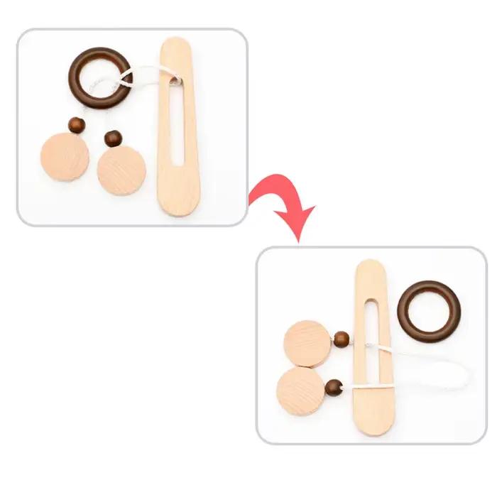 Jeu de déverrouillage intelligent : Casse-tête en bois Montessori pour enfants et adultes – Jeu de réflexion et de décompression