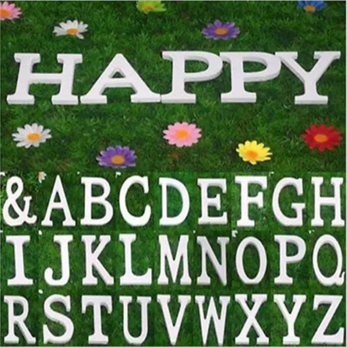 Lettres de l'Alphabet en Bois Blanc Autoportantes