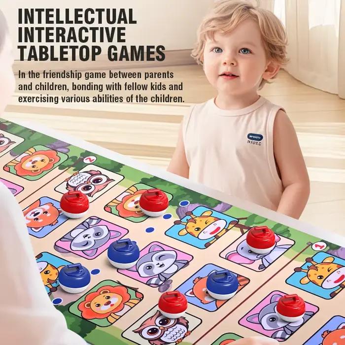 Jeu de curling de table 5 en 1