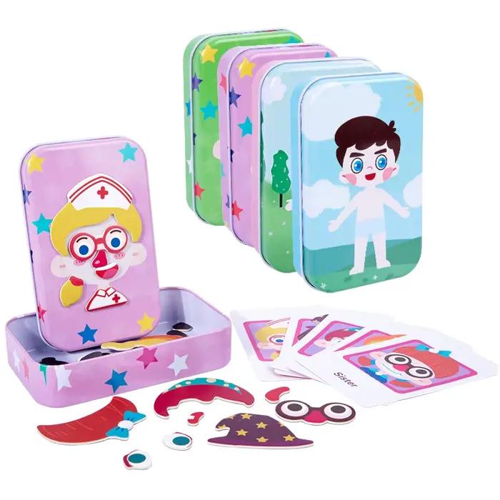 Puzzle magnétique 3D pour enfants