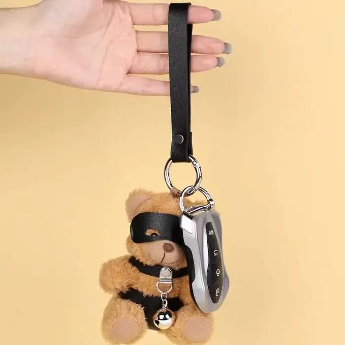 RTET – cadeaux de saint-valentin pour elle ou lui, ours amateur BDSM pour cadeau dominant soumis, ours en peluche fétichiste crépu, cadeaux de Bondage