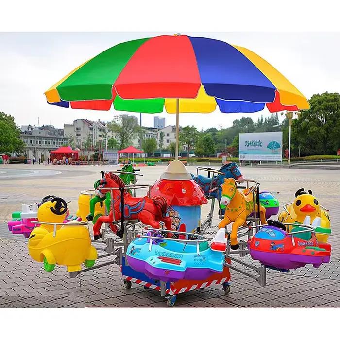 Manège pour enfants en forme d'avion