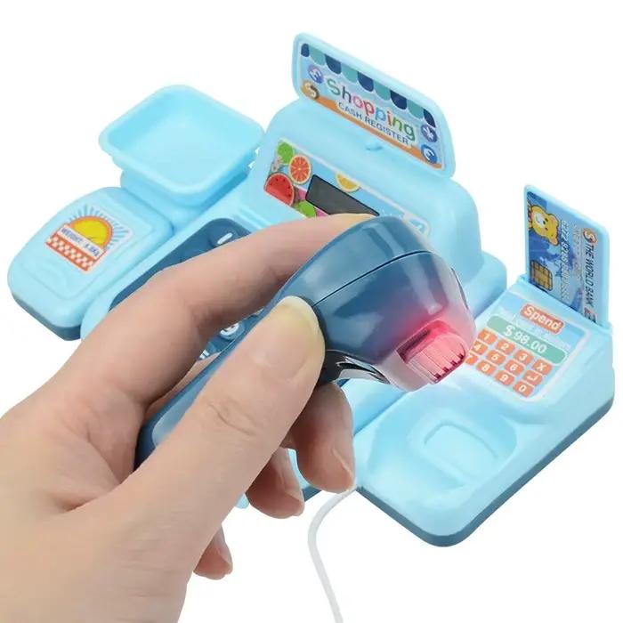 Simulation Shopping maison de trésorerie jouets jeu électronique éclairage et effets sonores supermarché caissier