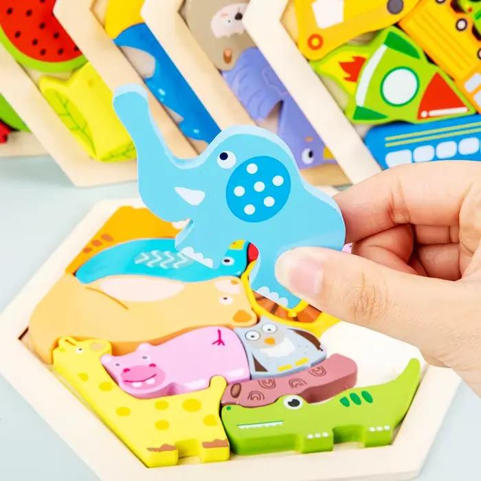 Jouet pour bébé Puzzle en bois
