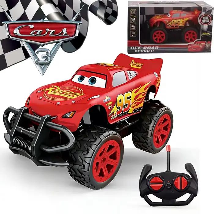 2026 Disney Anime Pixar Cars |   Voiture électrique télécommandée Lightning McQueen pour enfants |   Cadeaux d'anniversaire sur le thème des jeux de simulation de course