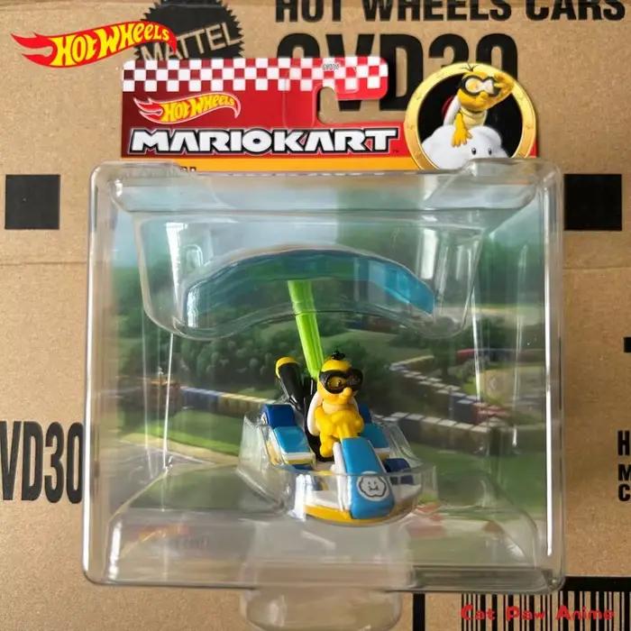 Hot Wheels Mario Kart personnage voiture glisse moto ensemble GVD30 jouet pour garçons cadeau de collection modèle de véhicule non télécommandé