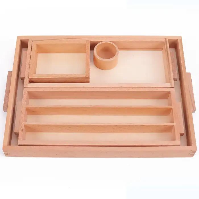 Jeu bancaire de perles dorées Montessori