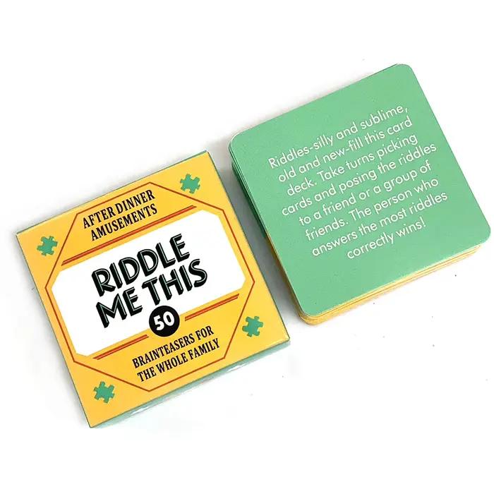 Mini taille crie-moi ce jeu de cartes avec 50 Dilemmas amusants (un jeu