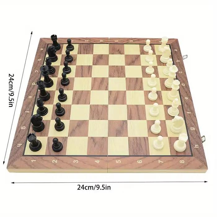Jeu d'échecs pliant magnétique