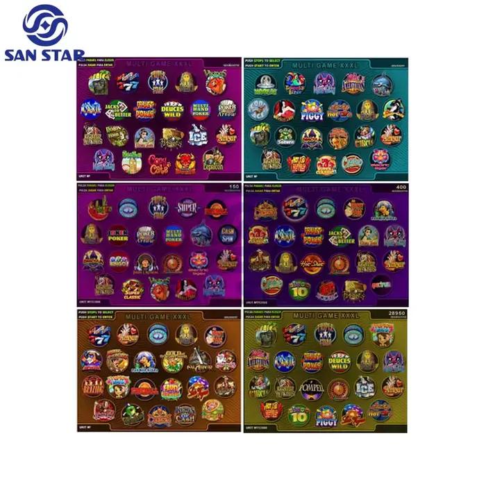 XXL jeu multi-fentes 20 en 1 Machine de jeu carte mère SKILL jeu d'arcade PCB jeu pièces de monnaie