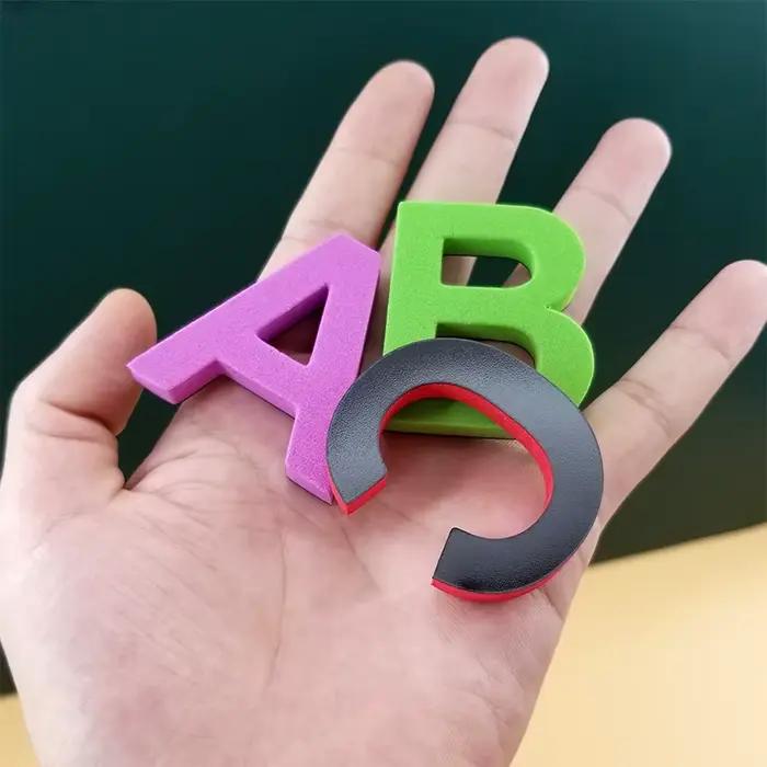 Lettres magnétiques chiffres Alphabet ABC 123 aimants pour réfrigérateur en plastique éducatif préscolaire jouet d'apprentissage ensemble majuscules minuscules mathématiques