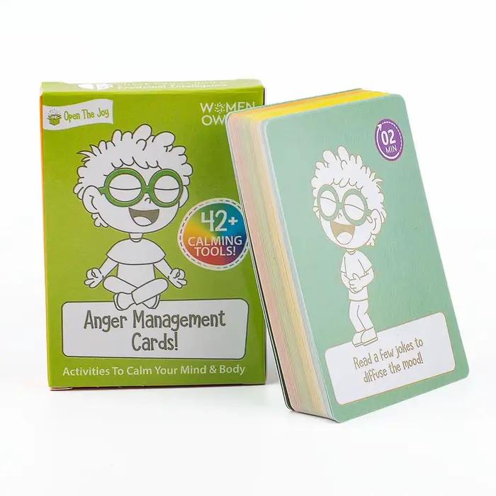 Cartes de gestion de la colère visions anglaises plus de 42 outils apaisants pour enfants et adultes jeu de société occassions spéciales relaxation stress bien-être émotionnel