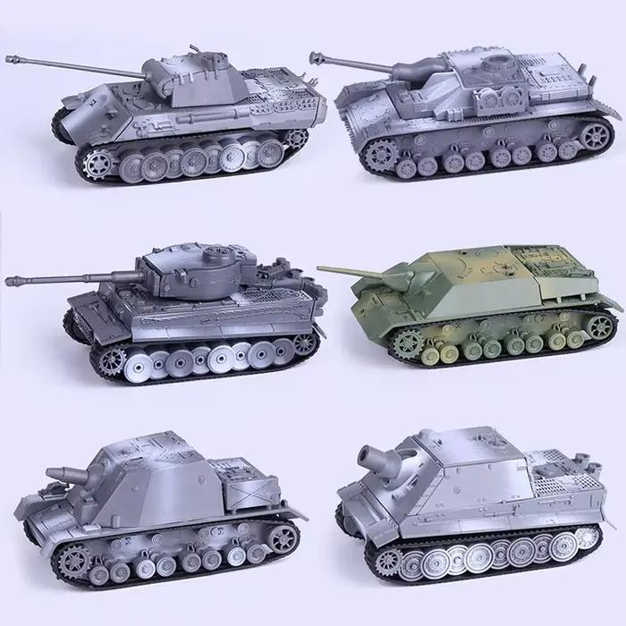 Modèle de blocs de construction de char 4D 1/72