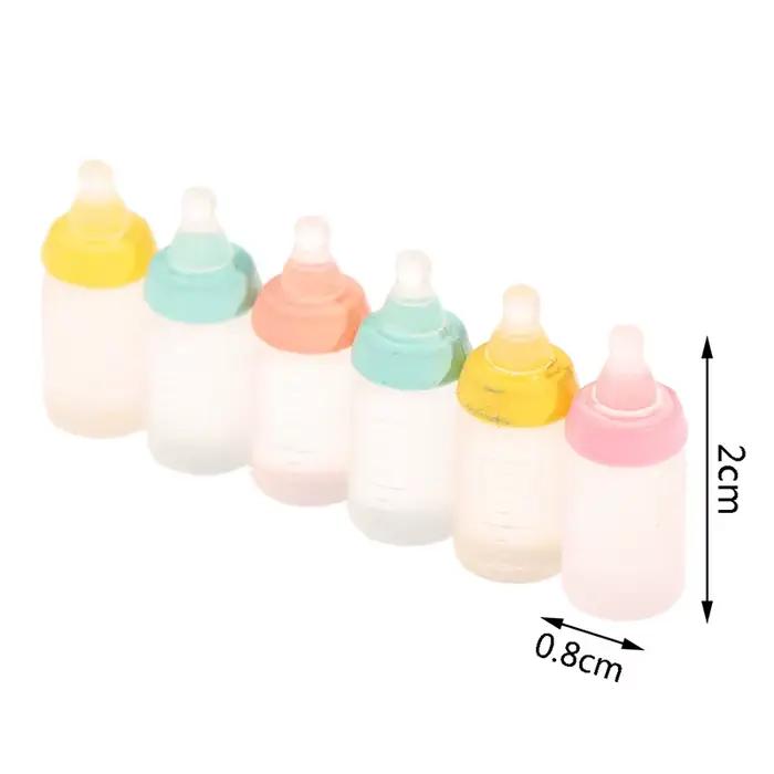 Bouteille de lait miniature pour maison de poupée 1:12