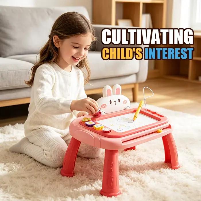 Planche à dessin magnétique pour enfants, Table d'activité pour bébé, tablette d'écriture effaçable, jouets pour enfants de 3 à 5 ans, cadeau