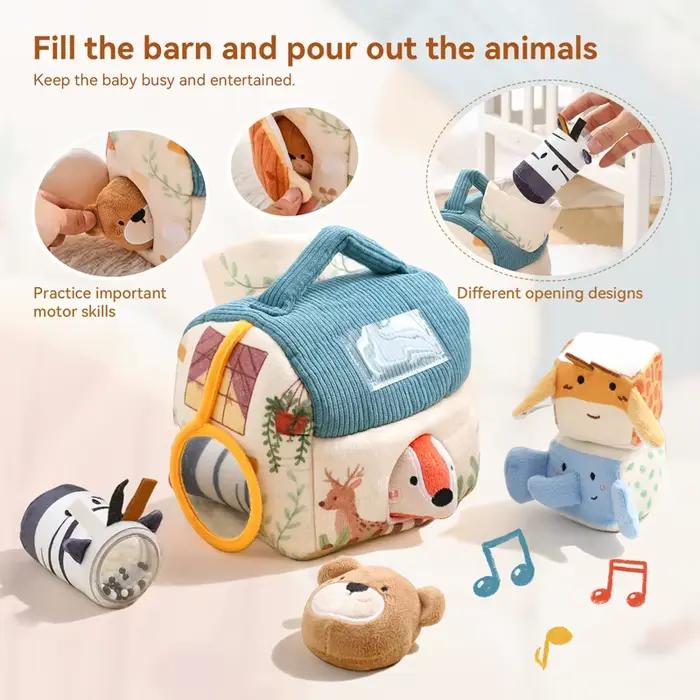 Boîte à mouchoirs en coton sans BPA pour bébé