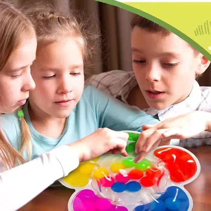 Jouets sensoriels de tri des couleurs