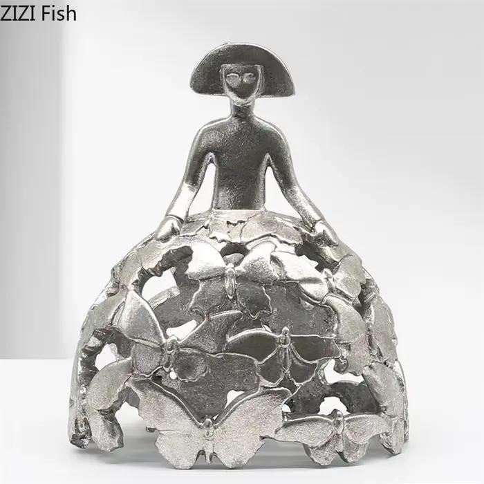 Statue de princesse en résine pour fille