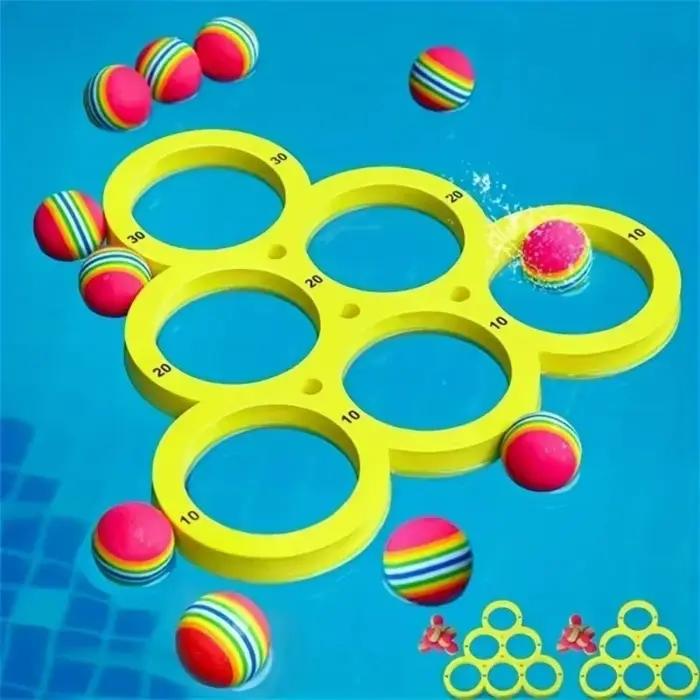 Jouet de piscine amusant pour Sports aquatiques, jouet de jeu de piscine flottant, matériau EVA Durable, boule de couleur aléatoire, parfait pour les plaisirs d'été
