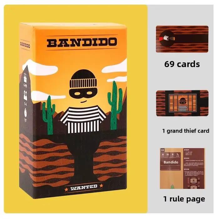 Jeu de Société Bandido Bandida Coopératif Avec Cartes Professionnelles et Sportives Pour Famille et Amis Occasions Spéciales