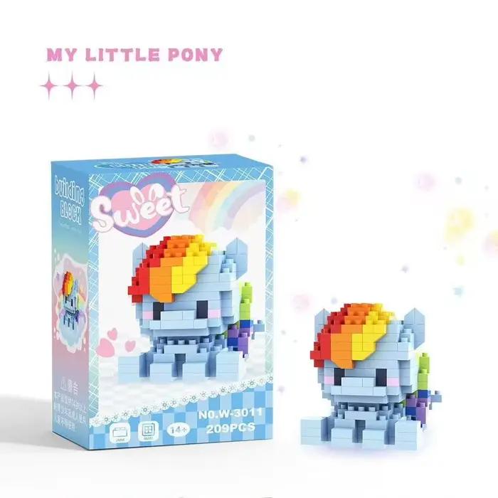 Nouveaux blocs de construction miniatures My Little Pony compatibles avec les briques Lego