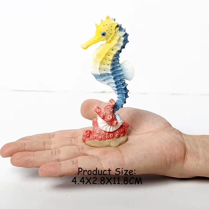 Figurines réalistes d'animaux marins, orca, calmar, requins, dauphin, tortue, poisson-plongeur, pieuvre, figurines miniatures, jouets éducatifs, cadeau pour enfants