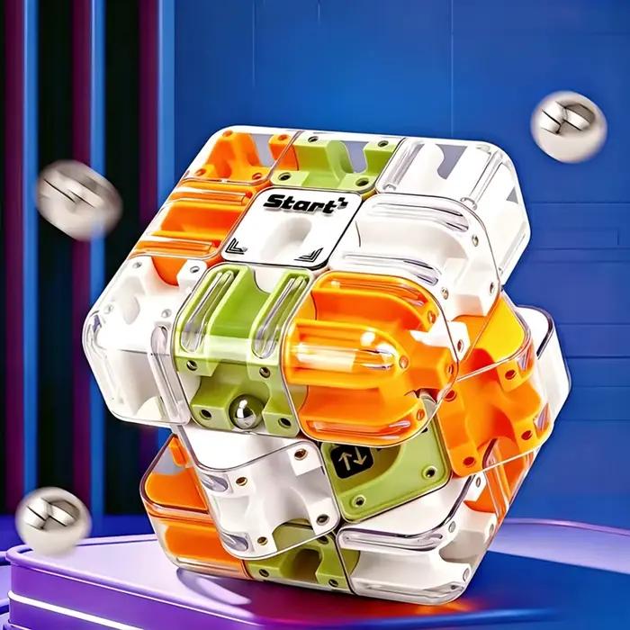 Casse-tête 3D Difficile : Labyrinthe Cube de Logique pour Adultes et Enfants – Défi IQ et Jeu de Résolution de Problèmes