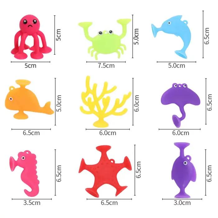 Jouets de bain à ventouse pour bébé