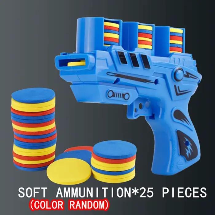 Enfants soucoupe volante pistolets carotte disque volant lanceur jouet pistolet radis