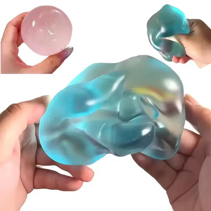 Jouets Squishy en Maltose Bleue Anti-Stress